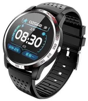 Ecocleanpath Men's Smart Watch IP68 Waterproof, Fitness Tracker with Heart Rate & Blood Oxygen Monitor, Black