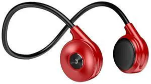 Bluetooth 5.3 Bone Conduction Headphones, IPX6 Waterproof, 30H Playback for Sports & Driving (Red) Bluetooth 5.3 Bone Conduction Headphones, IPX6 Waterproof, 30H Playback for Sports & Driving (Red)