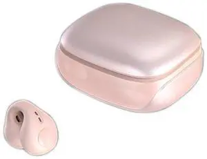 Pink Bone Conduction Headphones, Bluetooth 5.3, Open Ear Design, Sweatproof for Running