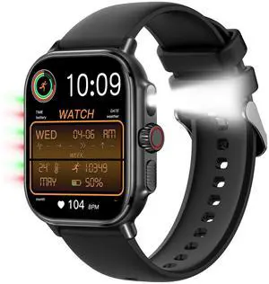 Ecocleanpath 1.95" Bluetooth Calling Smartwatch with Health Monitoring, 100+ Sports Modes, IP76 Waterproof Ecocleanpath 1.95" Bluetooth Calling Smartwatch with Health Monitoring, 100+ Sports Modes, IP76 Waterproof