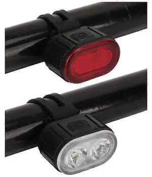 Ecocleanpath350LM Bike Light Set, IPX5 Waterproof Front & Back Bicycle Lights, 10H Runtime for Night Riding Ecocleanpath350LM Bike Light Set, IPX5 Waterproof Front & Back Bicycle Lights, 10H Runtime for Night Riding