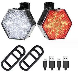 EcocleanpathUSB Rechargeable Bike Taillight - Waterproof Night Riding Warning Light, Black EcocleanpathUSB Rechargeable Bike Taillight - Waterproof Night Riding Warning Light, Black