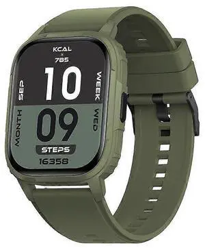 Ecocleanpath Smart Watch 2.01" HD Screen, 123 Sports Modes, Heart Rate & Sleep Monitor, Green