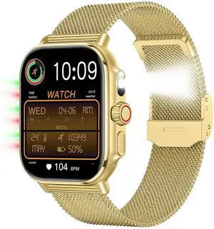 Ecocleanpath 1.95" Bluetooth Smartwatch with Call, Health Monitoring, 100+ Sports Modes, IP76 Waterproof Ecocleanpath 1.95" Bluetooth Smartwatch with Call, Health Monitoring, 100+ Sports Modes, IP76 Waterproof