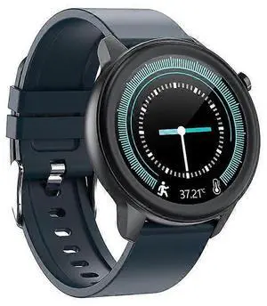 Ecocleanpath Smart Watch with 1.3" HD Touch Screen, IP68 Waterproof, Heart Rate & Call, Blue