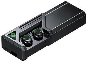 BQ70 Wireless Earbuds, Noise Cancelling, IPX6 Waterproof, 45H Playback, Deep Bass, Built-in Mic, LED Display (Black) BQ70 Wireless Earbuds, Noise Cancelling, IPX6 Waterproof, 45H Playback, Deep Bass, Built-in Mic, LED Display (Black)