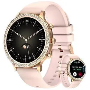 Ecocleanpath Smart Watch for Women & Men, IP68 Waterproof Fitness Tracker with Heart Rate Monitor, 5-Day Battery, Rose Ecocleanpath Smart Watch for Women & Men, IP68 Waterproof Fitness Tracker with Heart Rate Monitor, 5-Day Battery, Rose