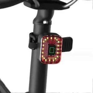 EcocleanpathUSB Rechargeable Bike Taillight, 50 Lumens Super Bright, 450mAh Battery, IPX5 Waterproof (Black)