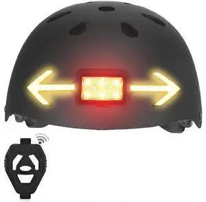 EcocleanpathUSB Rechargeable Bike Helmet Turn Signal Light, 6 Modes Waterproof Cycling Safety Taillight EcocleanpathUSB Rechargeable Bike Helmet Turn Signal Light, 6 Modes Waterproof Cycling Safety Taillight