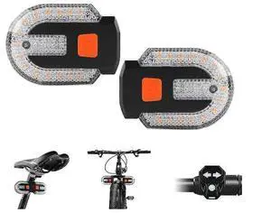 EcocleanpathWireless Bike Tail Light with Turn Signal & Horn, USB Rechargeable, IPX2 Waterproof, Black EcocleanpathWireless Bike Tail Light with Turn Signal & Horn, USB Rechargeable, IPX2 Waterproof, Black