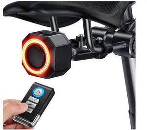EcocleanpathSmart Bike Brake Light with 110dB Alarm, Auto ON/Off, USB-C Rechargeable, Waterproof Rear Light (Black) EcocleanpathSmart Bike Brake Light with 110dB Alarm, Auto ON/Off, USB-C Rechargeable, Waterproof Rear Light (Black)