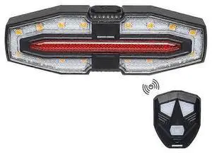 EcocleanpathUSB Rechargeable Bike Tail Light with Turn Signals & Wireless Remote, IPX4 Waterproof, Ultra Bright LED Safety Light EcocleanpathUSB Rechargeable Bike Tail Light with Turn Signals & Wireless Remote, IPX4 Waterproof, Ultra Bright LED Safety Light