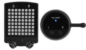 EcocleanpathUSB Rechargeable Wireless Bike Turn Signal with Remote, LED Cycling Tail Light (Black)