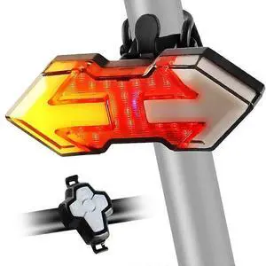 EcocleanpathUSB Rechargeable Bike Turn Signal Light, 11 Modes Wireless Remote Control, IPX5 Waterproof LED Safety Tail Light EcocleanpathUSB Rechargeable Bike Turn Signal Light, 11 Modes Wireless Remote Control, IPX5 Waterproof LED Safety Tail Light