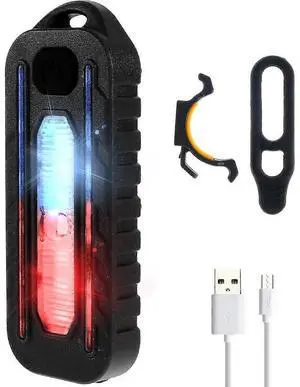 EcocleanpathUSB Rechargeable LED Shoulder Clip Light, 600mAh Battery, IP55 Waterproof, 5 Modes for Bicycle Safety EcocleanpathUSB Rechargeable LED Shoulder Clip Light, 600mAh Battery, IP55 Waterproof, 5 Modes for Bicycle Safety