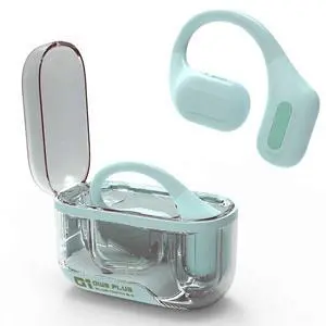 C01 Bluetooth 5.3 Earbuds, Noise Cancelling, 25H Playtime, IPX7 Waterproof, LED Display (Green)