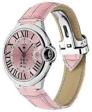 Ecocleanpath Smart Watch with 1.32" HD Screen, IP67 Waterproof, Bluetooth Calling & Health Tracking - Pink