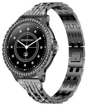 Ecocleanpath Smart Watch with Bluetooth Calling, 20+ Sports Modes, HD Screen, AI Voice Assistant, Black