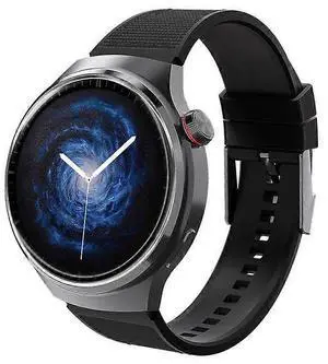 Ecocleanpath Smart Watch with 1.5" Curved HD Screen, 7-Day Battery Life, Health & Fitness Tracker, Black