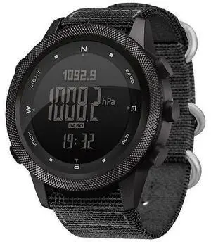 Ecocleanpath Men's Outdoor Smart Watch - Fitness Tracker with Altimeter, Compass & 50M Waterproof, Black Ecocleanpath Men's Outdoor Smart Watch - Fitness Tracker with Altimeter, Compass & 50M Waterproof, Black