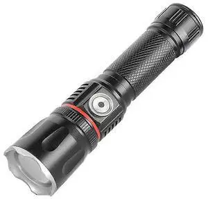 Ecocleanpath Tactical LED Flashlight - 1000 Lumens, Water Resistant, Compact Black Torch for Outdoor & Emergency