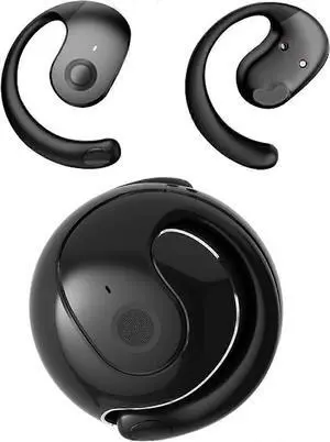 Small Coconut Ball AI Translator Headset - Wireless Bone Conduction, 36H Battery, 144 Languages, Black Small Coconut Ball AI Translator Headset - Wireless Bone Conduction, 36H Battery, 144 Languages, Black