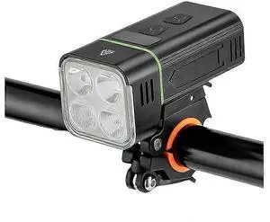 Ecocleanpath1800 Lumen Bike Light with USB Phone Charging, 5000mAh, 8 Modes, IPX5 Waterproof - Black Ecocleanpath1800 Lumen Bike Light with USB Phone Charging, 5000mAh, 8 Modes, IPX5 Waterproof - Black
