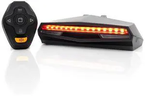 Ecocleanpath2000mAh USB Rechargeable Mountain Bike Tail Light with Wireless Remote & Auto On/Off - Black Ecocleanpath2000mAh USB Rechargeable Mountain Bike Tail Light with Wireless Remote & Auto On/Off - Black