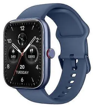 Ecocleanpath IDW20 Smart Watch with Alexa Voice Assistant, 1.91" Fitness Tracker, IP68 Waterproof, Blue Ecocleanpath IDW20 Smart Watch with Alexa Voice Assistant, 1.91" Fitness Tracker, IP68 Waterproof, Blue