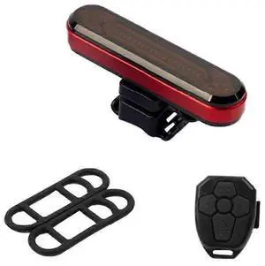EcocleanpathWireless Remote Bike Tail Light with Turn Signals - USB Rechargeable, Waterproof LED Safety Light (Black) EcocleanpathWireless Remote Bike Tail Light with Turn Signals - USB Rechargeable, Waterproof LED Safety Light (Black)