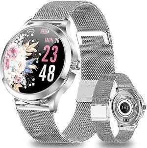 Ecocleanpath ANMI LW077234 Waterproof Fitness Tracker Smartwatch for Women with Heart Rate & Sleep Monitor
