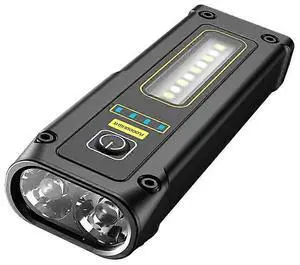 Ecocleanpath USB Rechargeable Small Flashlight with SOS & Alarm - Water Resistant Mini Flash Light for Hiking Camping (Black) Ecocleanpath USB Rechargeable Small Flashlight with SOS & Alarm - Water Resistant Mini Flash Light for Hiking Camping (Black)