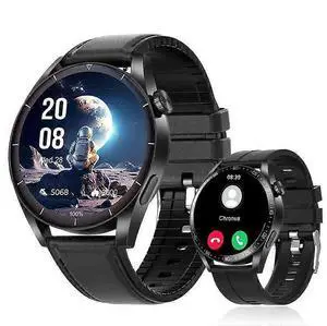 Ecocleanpath FW03 Smart Watch for Men: 1.39" BT Calling, 100+ Sports Modes, 7-Day Battery, IP67 Waterproof