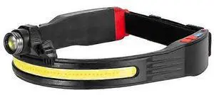 EcocleanpathLED COB Headlamp 10 Modes Zoomable Rechargeable Super Bright with Red Light for Hiking Cycling Black EcocleanpathLED COB Headlamp 10 Modes Zoomable Rechargeable Super Bright with Red Light for Hiking Cycling Black