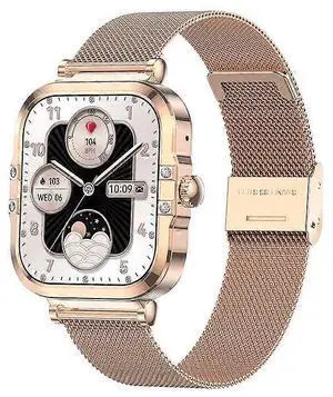 Ecocleanpath HK82 1.75" AMOLED Smartwatch with Bluetooth Calls, 100+ Sports Modes, Pink Ecocleanpath HK82 1.75" AMOLED Smartwatch with Bluetooth Calls, 100+ Sports Modes, Pink