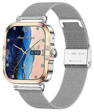 Ecocleanpath HK82 Silver 1.75" AMOLED Smartwatch with Bluetooth, 100+ Sports Modes & Always-On Display Ecocleanpath HK82 Silver 1.75" AMOLED Smartwatch with Bluetooth, 100+ Sports Modes & Always-On Display