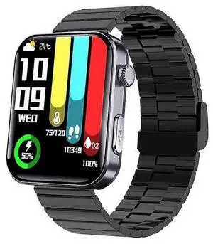 Ecocleanpath Smart Watch 2.01" ECG Health Monitor, 100+ Sports Modes, Bluetooth Calls (Black) Ecocleanpath Smart Watch 2.01" ECG Health Monitor, 100+ Sports Modes, Bluetooth Calls (Black)