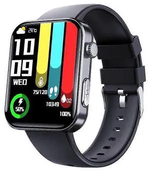 Ecocleanpath Smart Watch 2.01" ECG Monitor, 100+ Sports Modes, Health Tracking & Bluetooth Calls (Black) Ecocleanpath Smart Watch 2.01" ECG Monitor, 100+ Sports Modes, Health Tracking & Bluetooth Calls (Black)