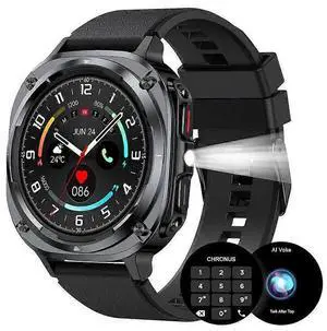 Ecocleanpath Smartwatch 1.39" HD Screen, Health Tracker, 100+ Sports Modes, Bluetooth Calling (Black) Ecocleanpath Smartwatch 1.39" HD Screen, Health Tracker, 100+ Sports Modes, Bluetooth Calling (Black)