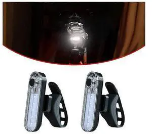 Ecocleanpath2-Pack Ultra Bright LED Bike Tail Light, 4 Mode Waterproof Rear Bicycle Light (White) Ecocleanpath2-Pack Ultra Bright LED Bike Tail Light, 4 Mode Waterproof Rear Bicycle Light (White)