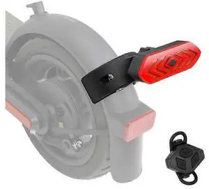 EcocleanpathWireless Remote Bike Tail Light with Turn Signals, USB Rechargeable, Ultra Bright Safety Warning - Black EcocleanpathWireless Remote Bike Tail Light with Turn Signals, USB Rechargeable, Ultra Bright Safety Warning - Black