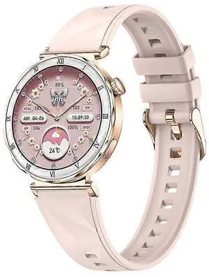 Ecocleanpath I222 1.19" AMOLED Bluetooth Smartwatch Pink - Health Tracking & Call Notifications Ecocleanpath I222 1.19" AMOLED Bluetooth Smartwatch Pink - Health Tracking & Call Notifications