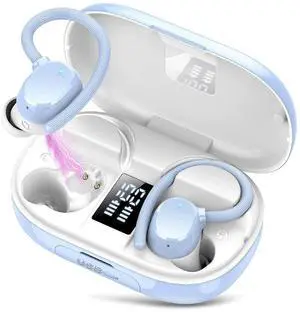 Q22 Wireless Earbuds Bluetooth 5.3, 128H Playtime, IPX7 Waterproof, LED Display & Power Bank (Blue) Q22 Wireless Earbuds Bluetooth 5.3, 128H Playtime, IPX7 Waterproof, LED Display & Power Bank (Blue)
