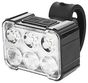 EcocleanpathUSB Rechargeable Bike Light Set, Front & Rear LED Cycling Lamps, Multi-Mode Waterproof Bicycle Safety Lights (Black) EcocleanpathUSB Rechargeable Bike Light Set, Front & Rear LED Cycling Lamps, Multi-Mode Waterproof Bicycle Safety Lights (Black)