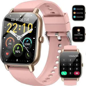 Ecocleanpath P66D Smart Watch 1.85" Bluetooth Call, IP68 Waterproof, 110+ Sport Modes, Heart Rate Monitor - Rose Ecocleanpath P66D Smart Watch 1.85" Bluetooth Call, IP68 Waterproof, 110+ Sport Modes, Heart Rate Monitor - Rose