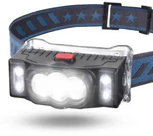 EcocleanpathRechargeable LED Headlamp 2000mAh, 1000 Lumen, Magnetic Work & Bike Light, 7 Modes, Waterproof EcocleanpathRechargeable LED Headlamp 2000mAh, 1000 Lumen, Magnetic Work & Bike Light, 7 Modes, Waterproof