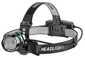 Ecocleanpath 500 Lumen RGB Headlamp with Hand Sensing & Waterproof - Black Outdoor Headlight for Fishing, Camping Ecocleanpath 500 Lumen RGB Headlamp with Hand Sensing & Waterproof - Black Outdoor Headlight for Fishing, Camping