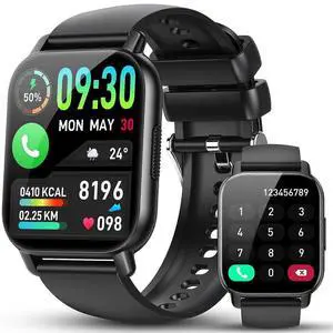 Ecocleanpath 1.85" HD Smartwatch with Bluetooth Calls, IP68 Waterproof, 112 Sports Modes, Heart Rate Monitor for Men & Women Ecocleanpath 1.85" HD Smartwatch with Bluetooth Calls, IP68 Waterproof, 112 Sports Modes, Heart Rate Monitor for Men & Women
