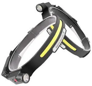 Ecocleanpath Rechargeable 350 Lumen Headlamp with Motion Sensor & COB/XPE LEDs - Black Ecocleanpath Rechargeable 350 Lumen Headlamp with Motion Sensor & COB/XPE LEDs - Black