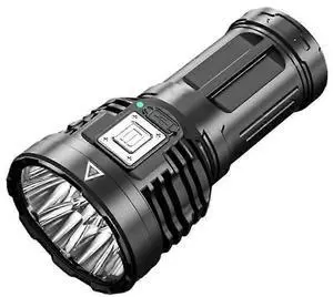 Ecocleanpath Power Torch Mini LED Flashlight, USB Rechargeable, 4 Modes, High Brightness for Camping & Hiking (Black)